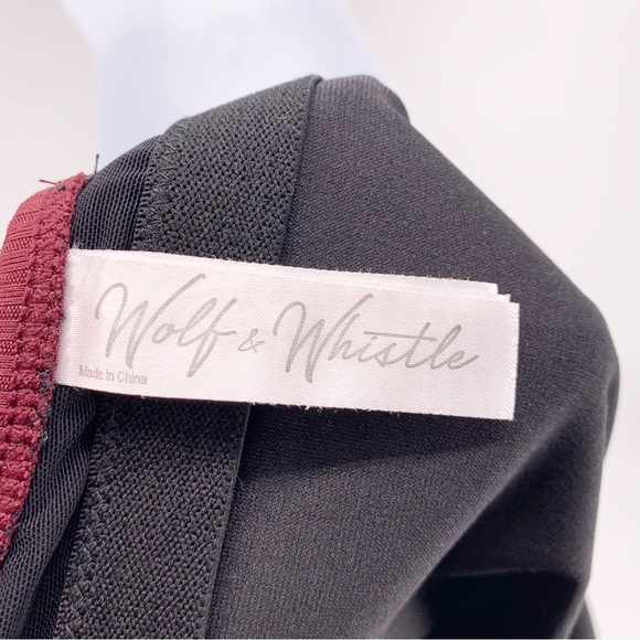 Wolf & Whistle Maroon Bathing Suit Size 40DDD - Picture 8 of 9